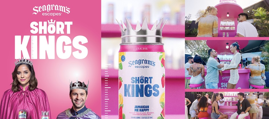 Short kings reign supreme in Seagram’s new cultural campaign